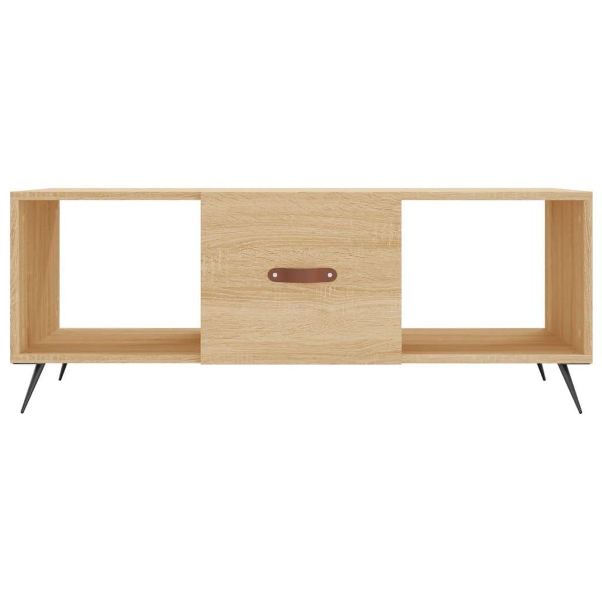 VIDAXL Table basse chene sonoma 102x50x40 cm bois d'ingenierie