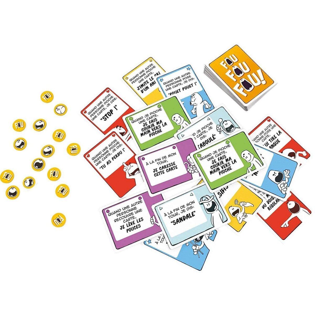 Asmodee Jeu de société : Fou Fou Fou