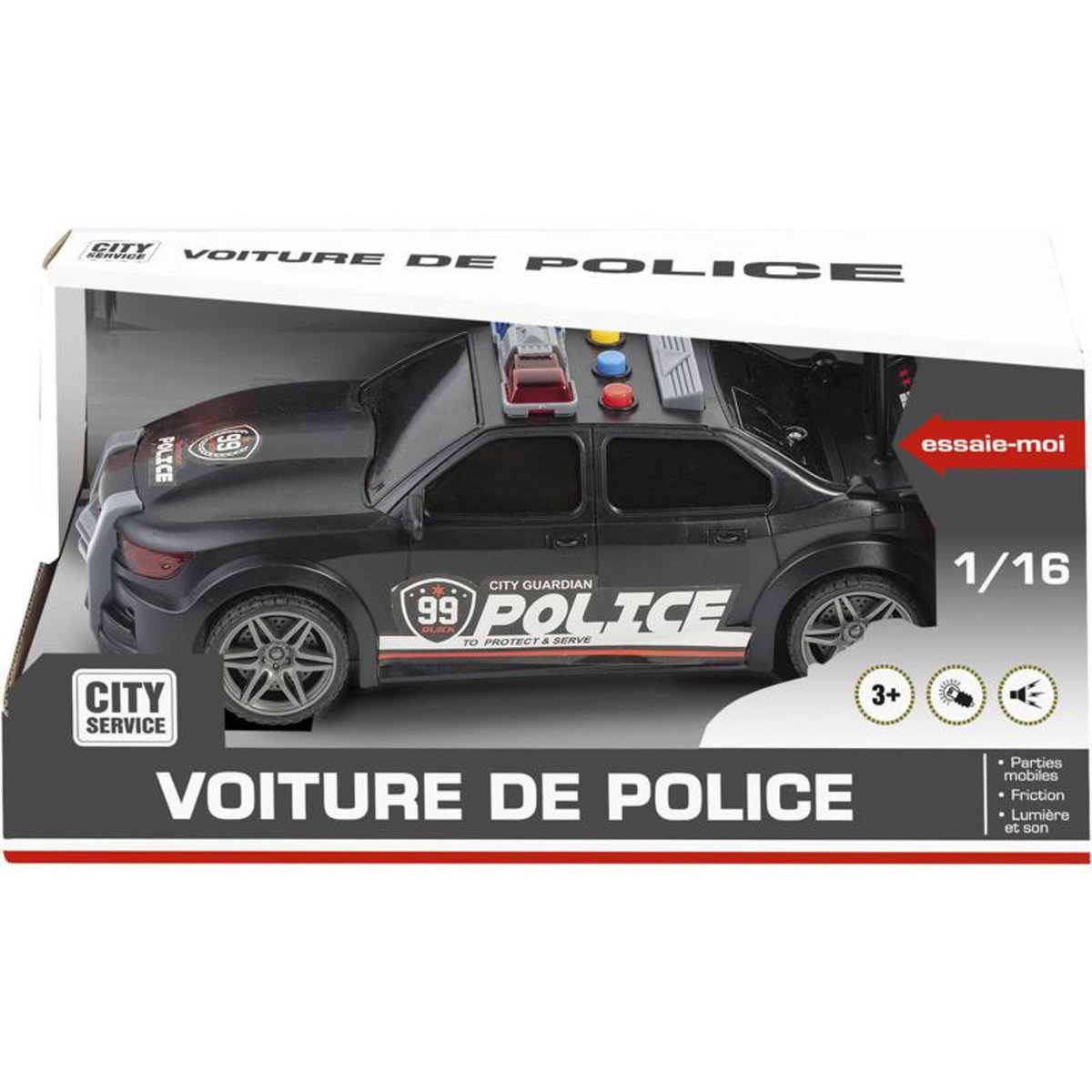 VEH POL 1 16 FR SON LUM ASSORTIMENT JS124C B