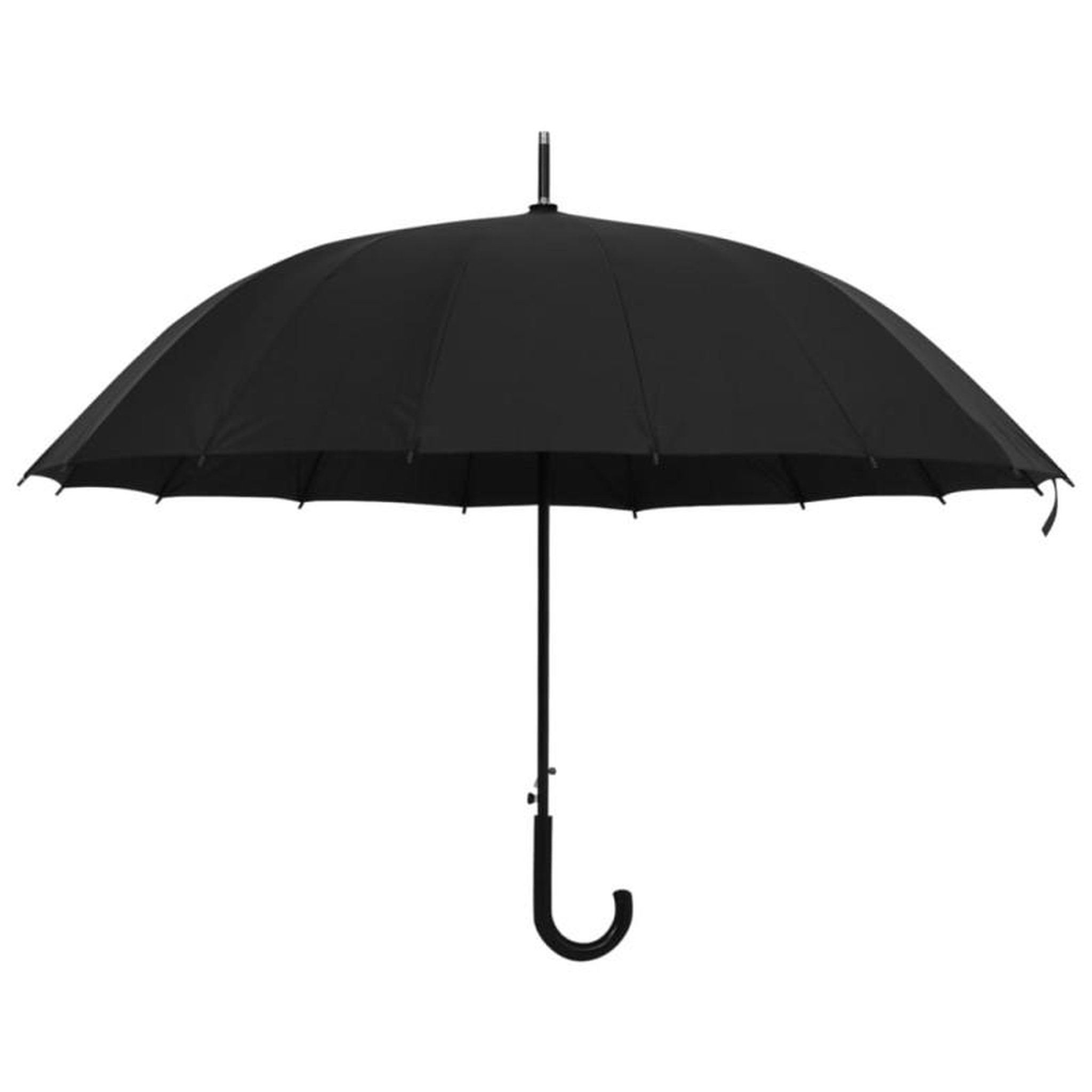 Voir la diapositive 2 : VIDAXL Parapluie automatique Noir 120 cm