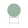 Voir la diapositive 5 : SWEEEK Table de jardin bistrot pliable - Emilia ronde - Table ronde Ø60cm en acier thermolaqué
