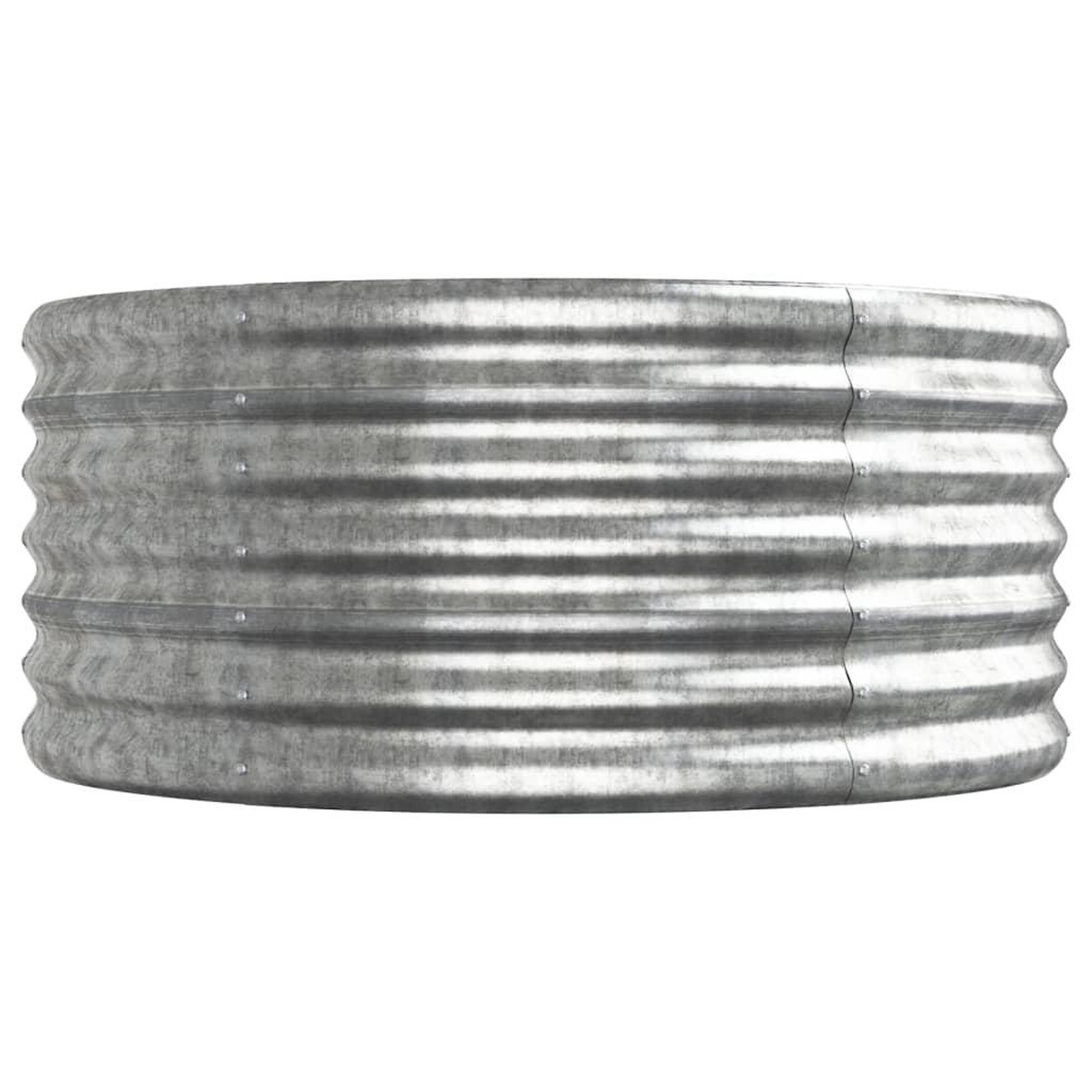 Voir la diapositive 4 : VIDAXL Lit sureleve de jardin Acier enduit de poudre Argente