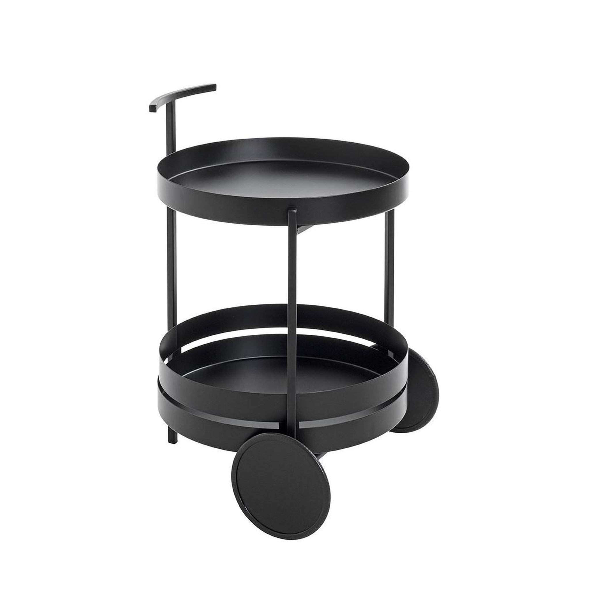 Paris Prix Desserte de cuisine ronde  postres  62cm noir