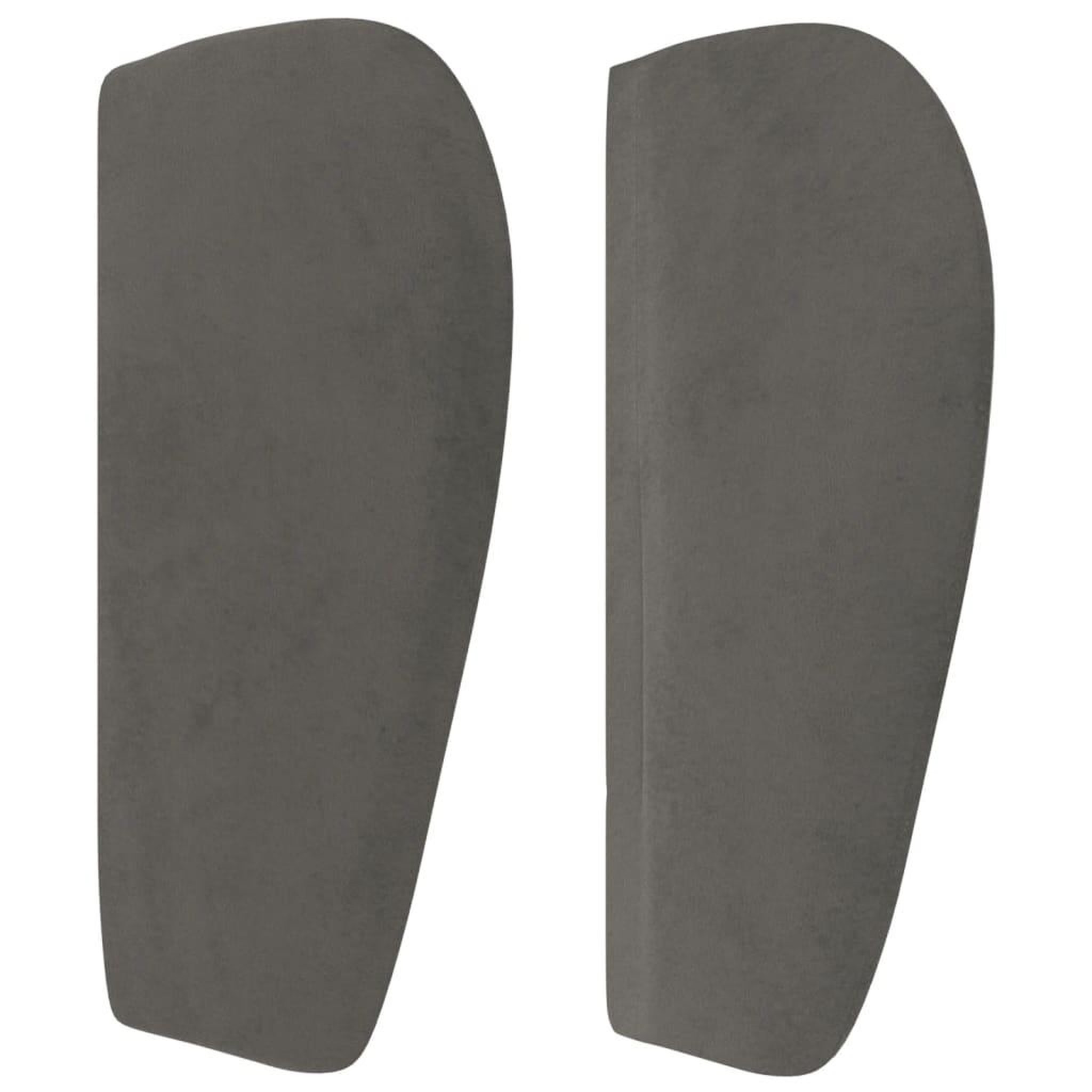 Voir la diapositive 4 : VIDAXL Tete de lit avec oreilles Gris fonce 147x23x78/88 cm Velours