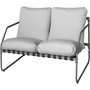 Voir la diapositive 4 : Habitat et Jardin Salon de jardin en métal avec coussins  Sora  - 4 places - Gris
