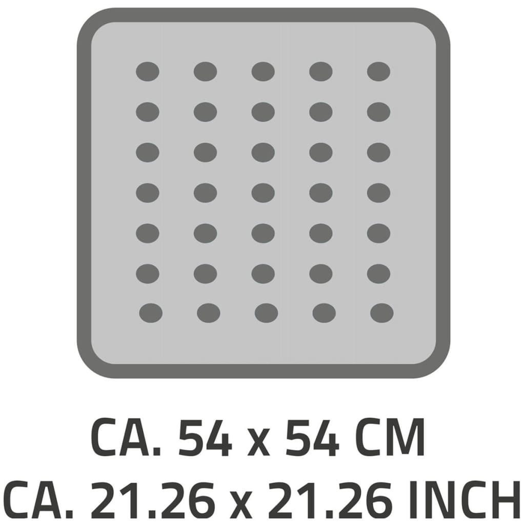 Voir la diapositive 3 : RIDDER RIDDER Tapis de douche antiderapant Playa 54 x 54 cm Bleu 68403