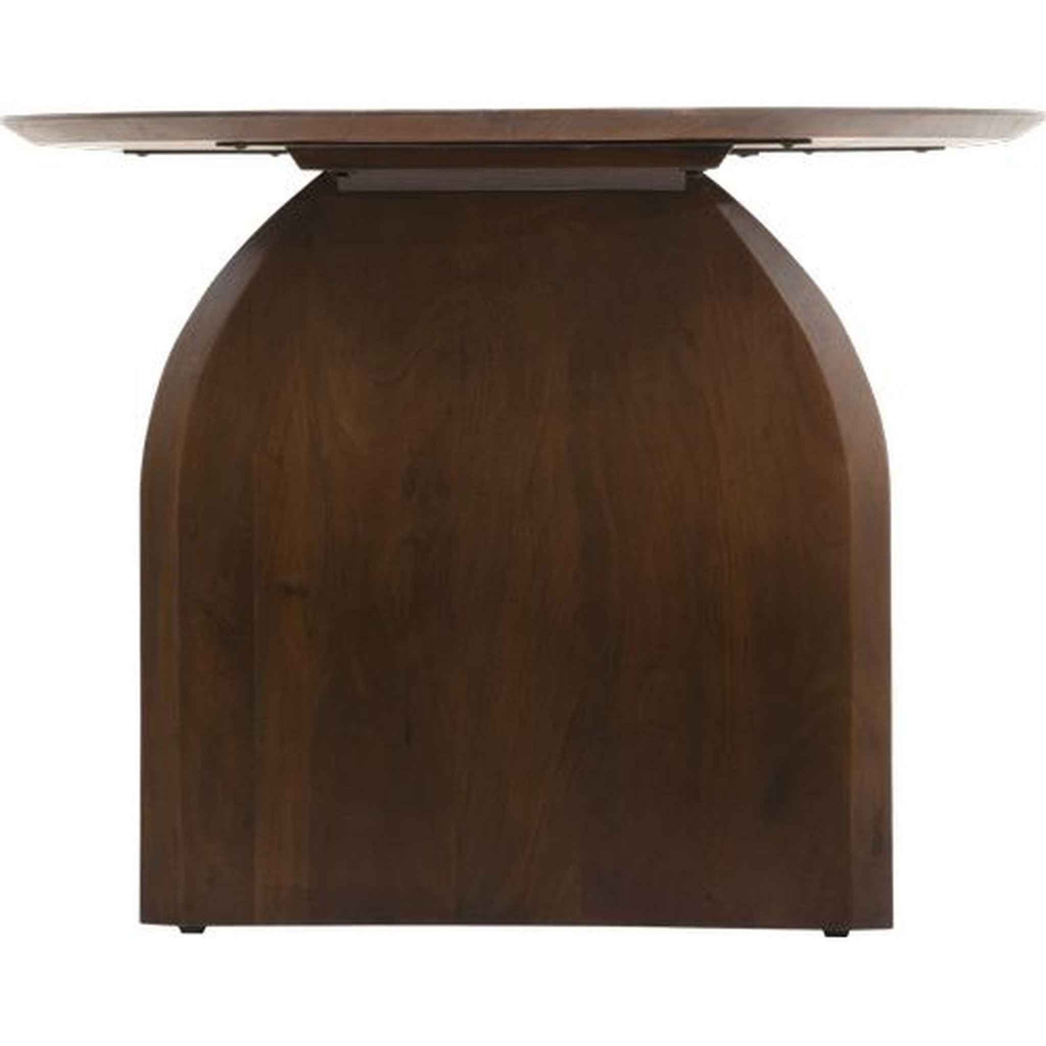 Voir la diapositive 4 : ATMOSPHERA Table à manger en bois massif 6 personnes isana - marron