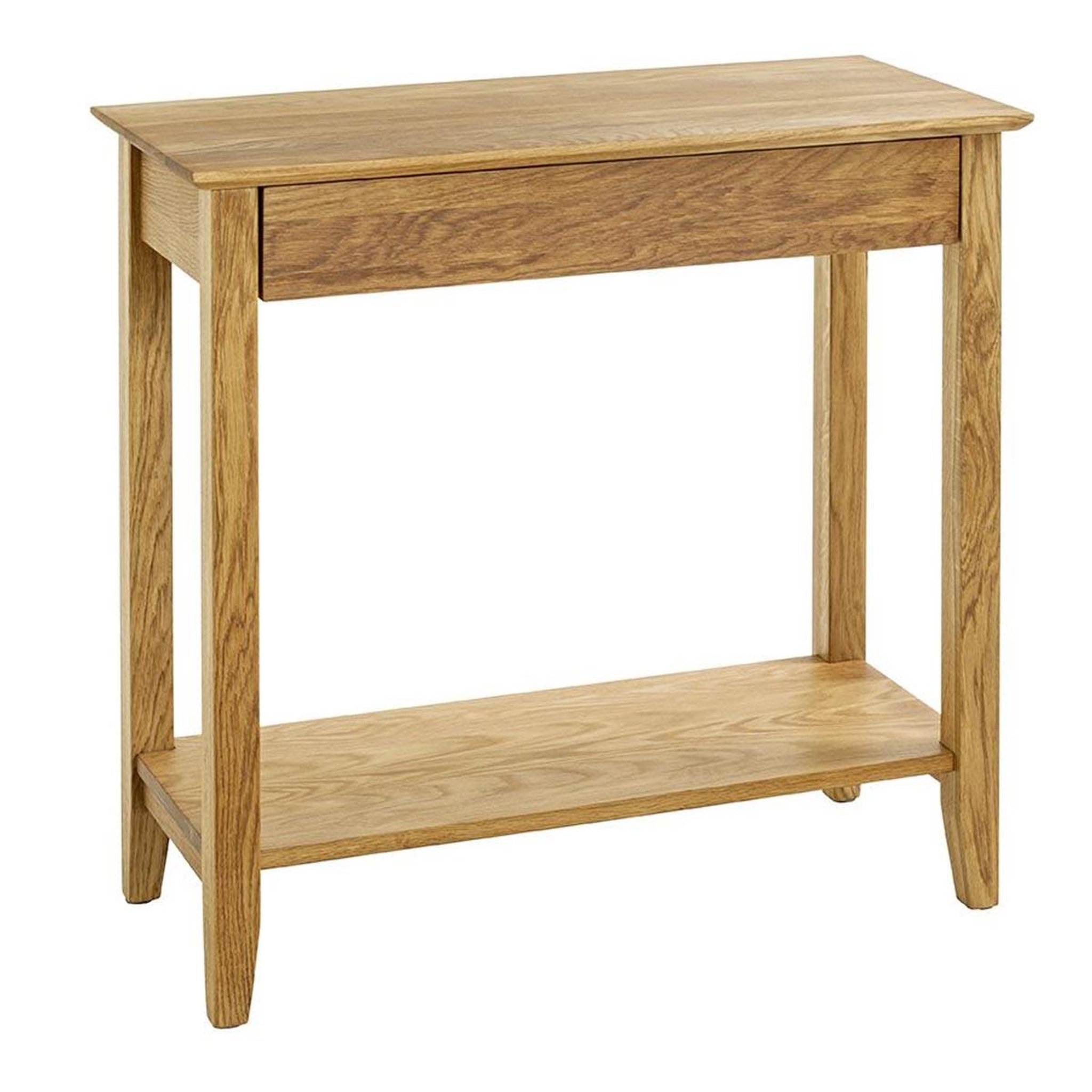 Paris Prix Console en bois avec tiroir  mani  75cm chêne