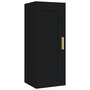 Voir la diapositive 2 : VIDAXL Armoire murale Noir 35x34x90 cm Bois d'ingenierie