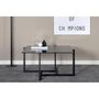 Voir la diapositive 5 : Paris Prix Table Basse Design  Hybrid  80cm Noir