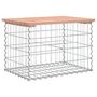 Voir la diapositive 5 : VIDAXL Banc de jardin design gabion 63x44x42 cm bois massif de douglas