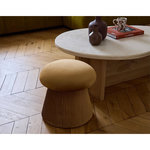 LISA DESIGN Bobly - pouf - en velours. Coloris disponibles : Jaune