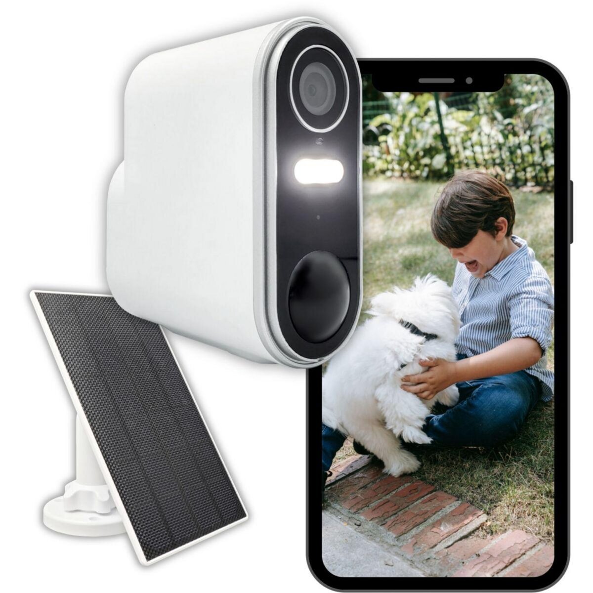 KONYKS Caméra de surveillance Wifi Camini Air 2 Solar