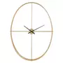 Paris Prix Horloge Design Ovale en Métal  Nio  125cm Or