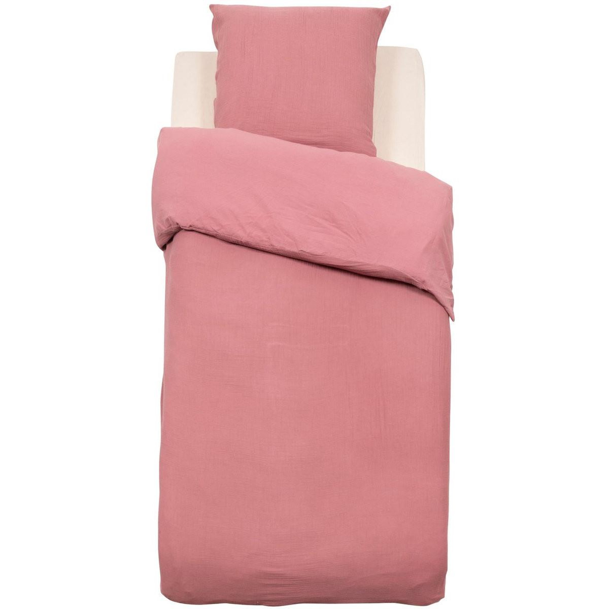 Voir la diapositive 2 : Atmosphera Kids Parure de lit 2 pièces  lili  140x200cm rose antique