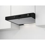 ELECTROLUX Hotte visière 60cm 272m3/h noir - efu216k