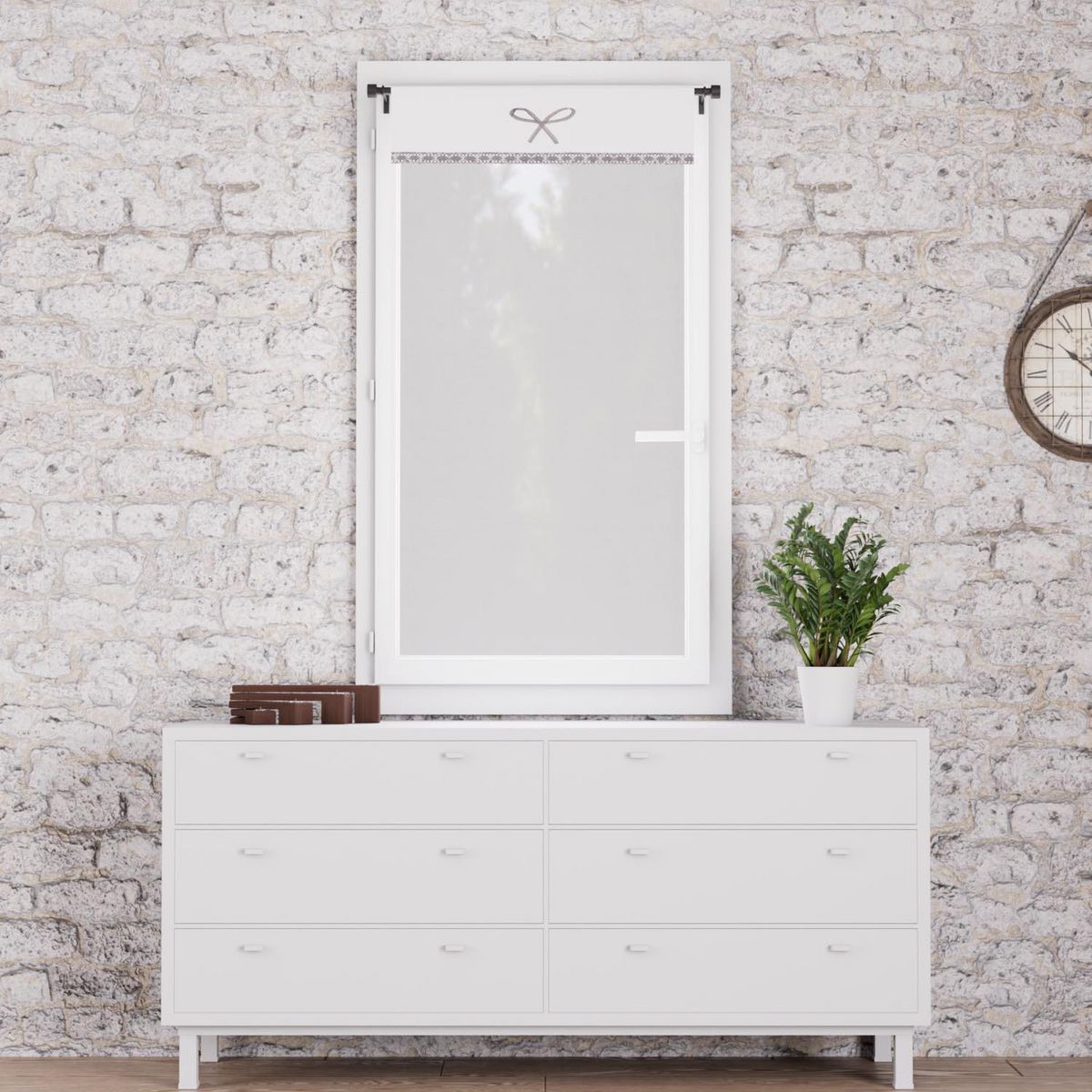 SOLEIL D'OCRE Brise bise brodé en coton EMILIE, par Soleil d'ocre