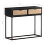 Voir la diapositive 6 : VIDAXL Table console 90x35x76 cm Bois de manguier massif