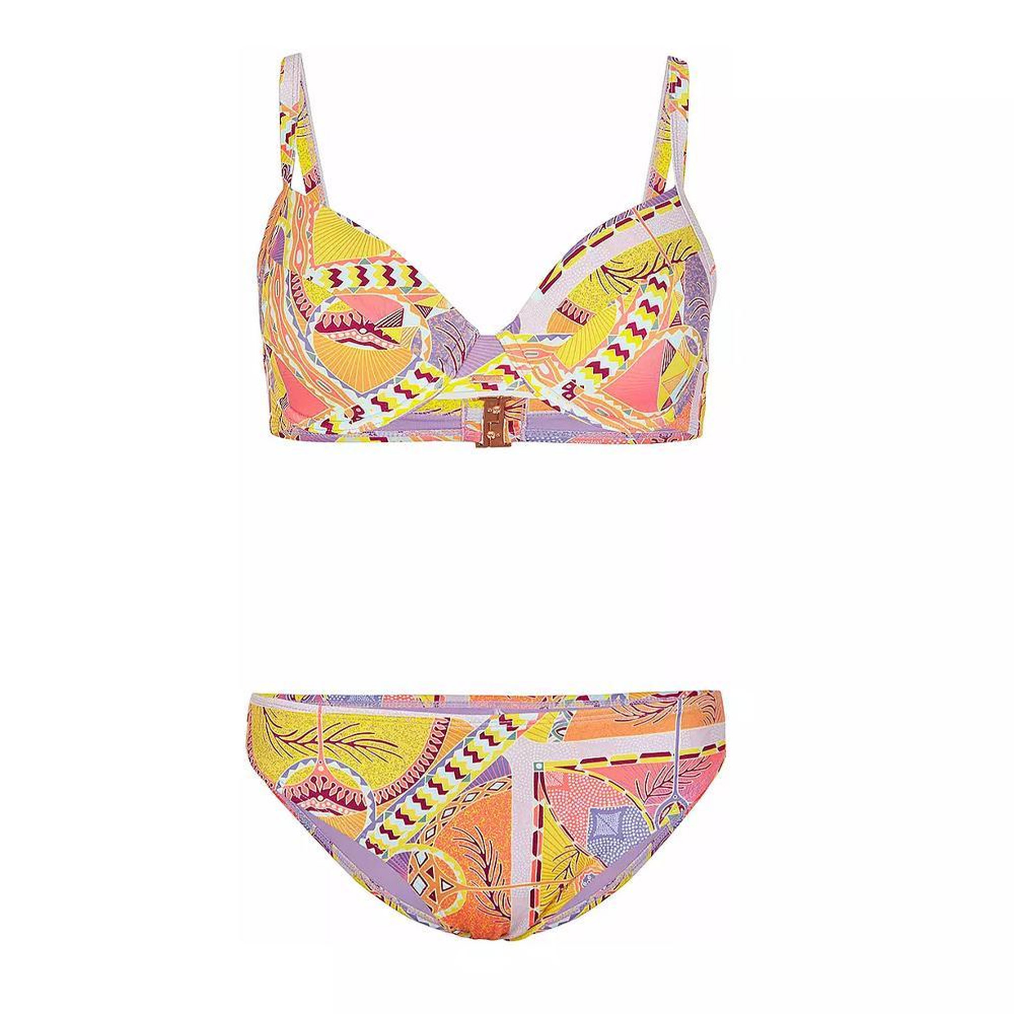 O'NEILL Bikini maillot de bain rose/jaune femme o'neill julia rita. Coloris disponibles : Jaune