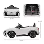 HOMCOM Véhicule électrique enfant Audi RS e-tron GT V. max. 5 Km/h télécommande effets sonores + lumineux blanc