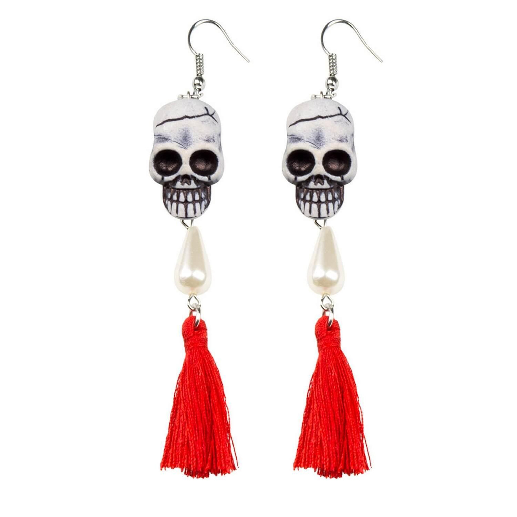 Voir la diapositive 2 : Boland Pendants d'oreille tête de mort