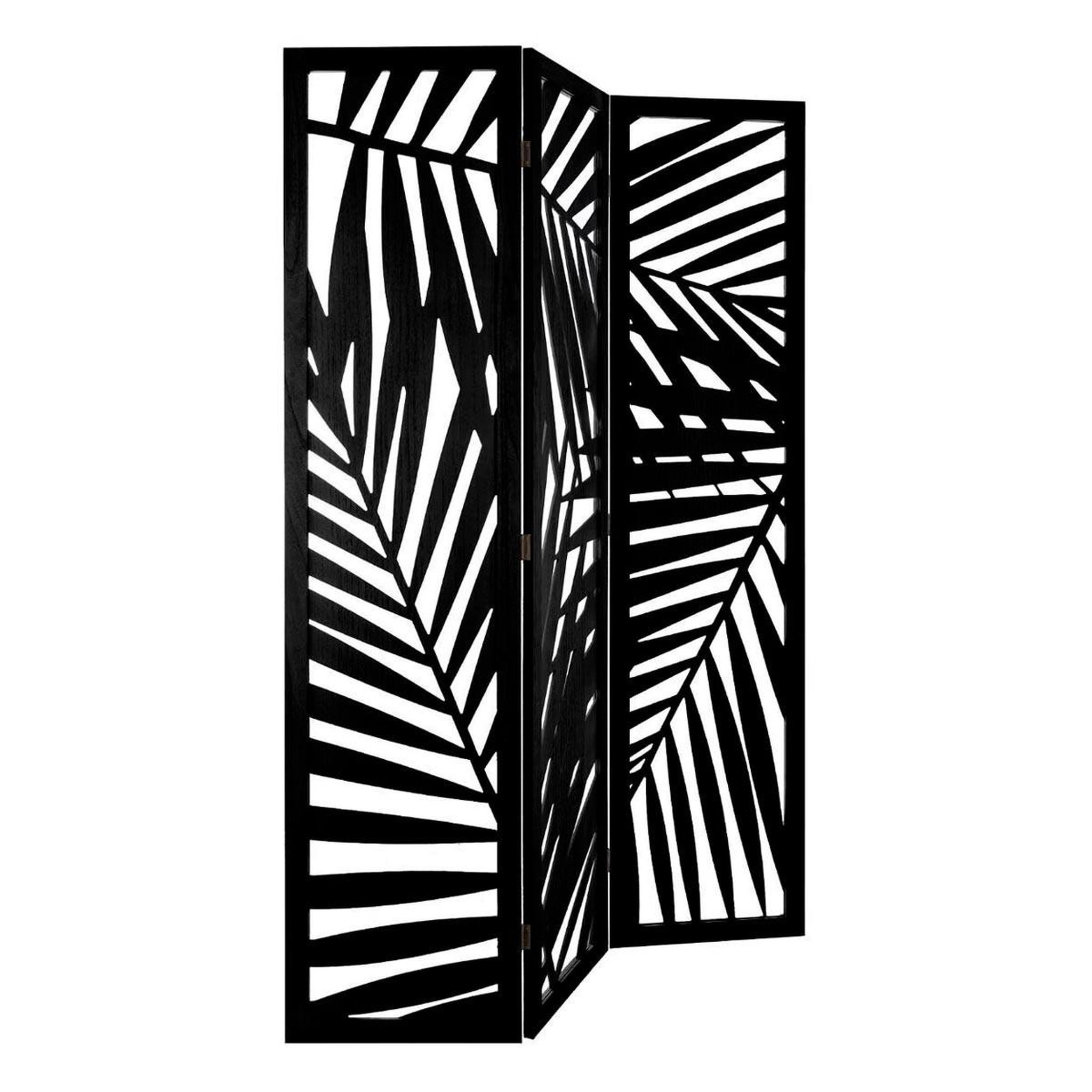 ATMOSPHERA Paravent design  contemporain  120x170cm noir
