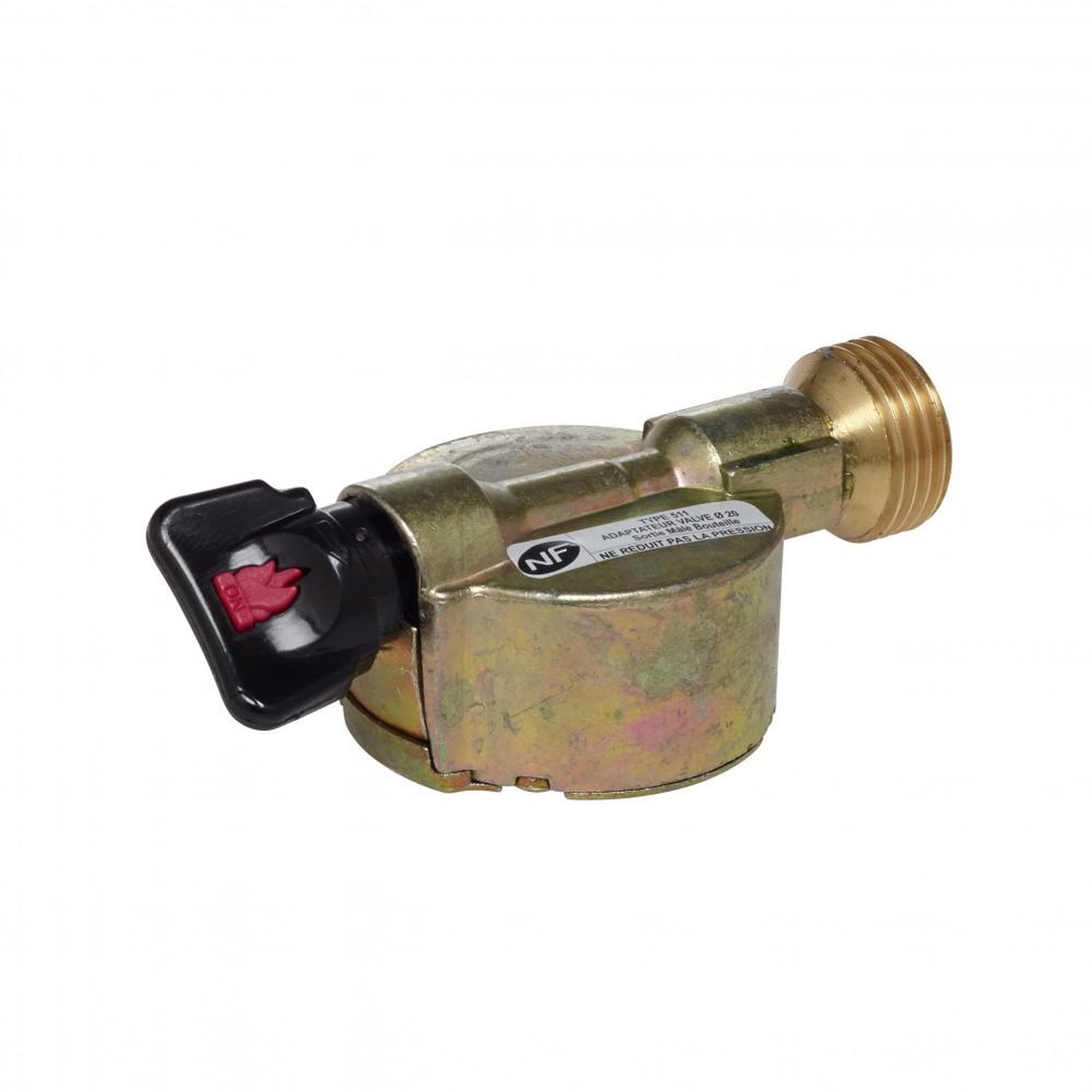 CENTRALE BRICO Robinet adaptateur gaz butane / propane pour elfi et twinny x Diam.20mm, GAZINOX