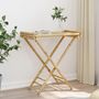 Voir la diapositive 4 : VIDAXL Table a plateau pliante 70,5x42,5x80 cm bambou