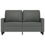 Voir la diapositive 3 : VIDAXL Canape a 2 places Gris fonce 120 cm Tissu