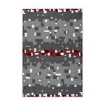 Paris Prix Tapis Mosaïque à Poils Courts  Vancouver II  Rouge. Coloris disponibles : Rouge