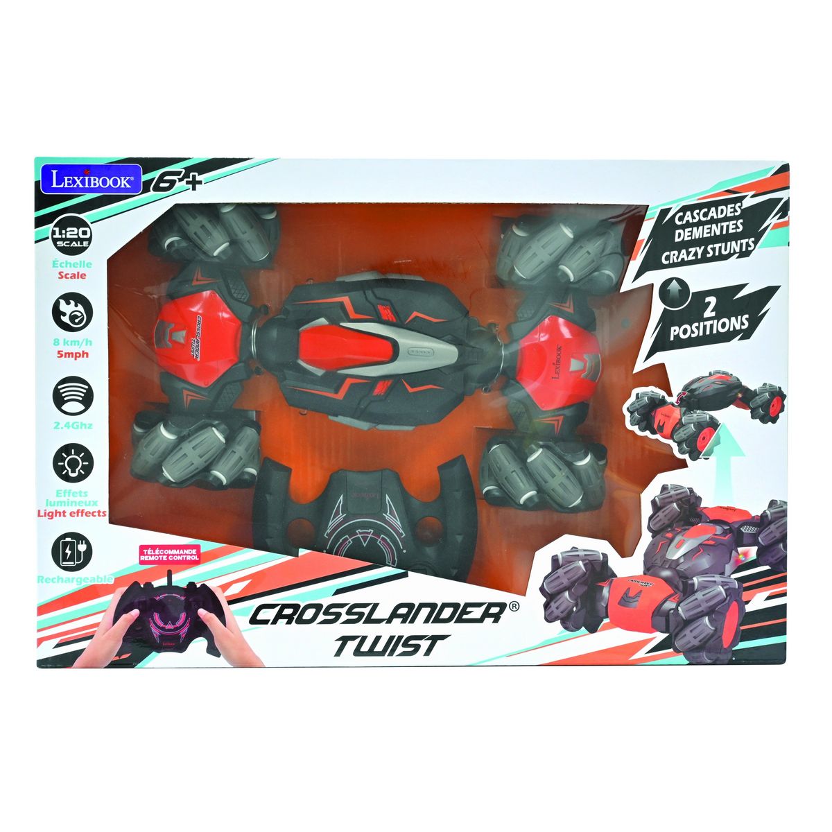 Lexibook CROSSLANDER Twist, 360° rotation