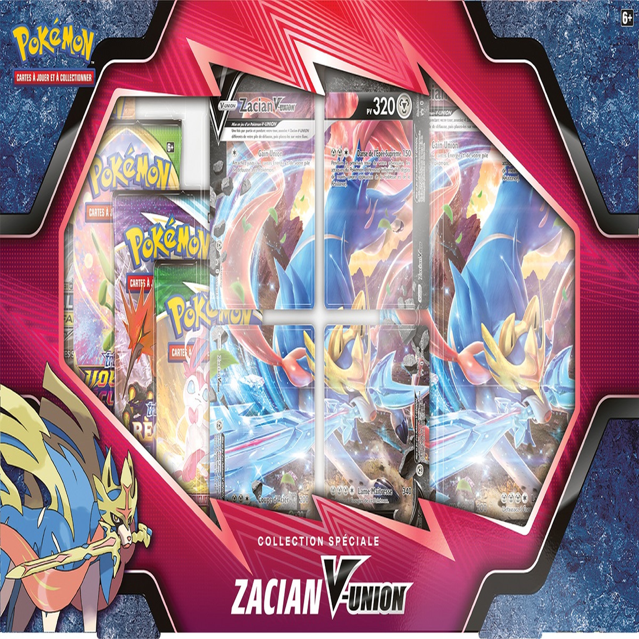 Voir la diapositive 3 : ASMODEE Pokémon - Coffret V-Union Premium
