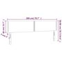 Voir la diapositive 6 : VIDAXL Tetes de lit 2 pcs Gris fonce 100x5x78/88 cm Velours
