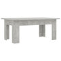Voir la diapositive 2 : VIDAXL Table basse Gris béton 100x60x42 cm Bois d'ingénierie