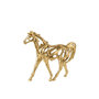 Voir la diapositive 5 : Paris Prix Statuette Cheval Ajouré  Hollywood  44cm Doré