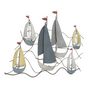 Voir la diapositive 2 : Paris Prix Déco Murale en Métal  Bateaux en Mer  114cm Multicolore