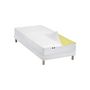 Voir la diapositive 3 : Surmatelas 7 zones Mousse Haute résilience 90x190 cm