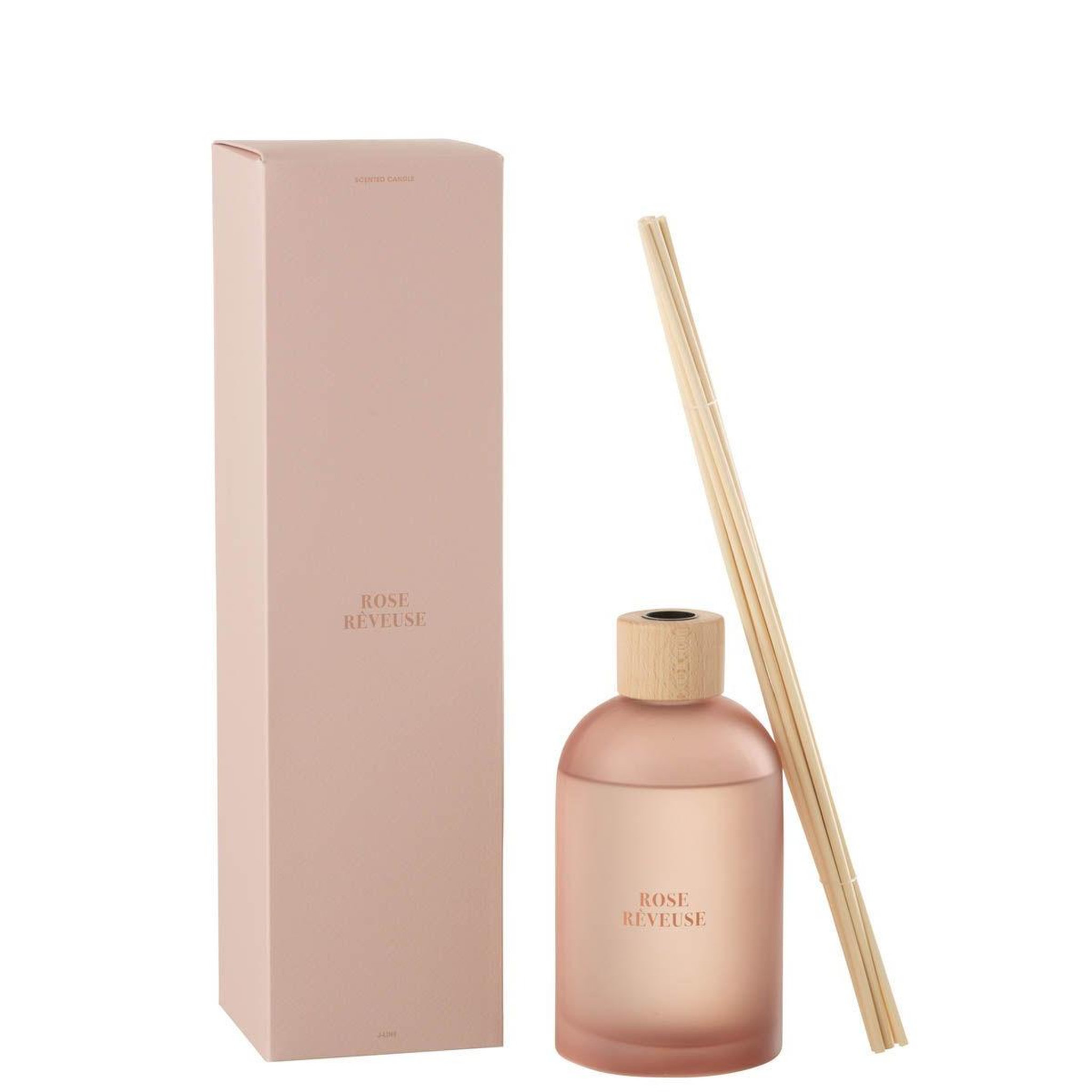 Voir la diapositive 3 : J-LINE Diffuseur de parfum  accords essentiels  550ml rose rêveuse