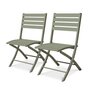 Voir la diapositive 2 : Paris Prix Lot de 2 Chaises de Jardin Pliantes  Marius  82cm Kaki
