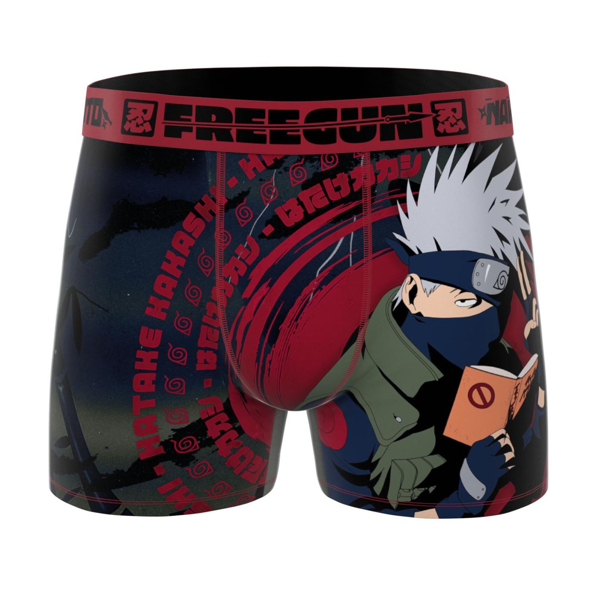 Voir la diapositive 3 : FREEGUN Lot de 3 boxers homme naruto classic