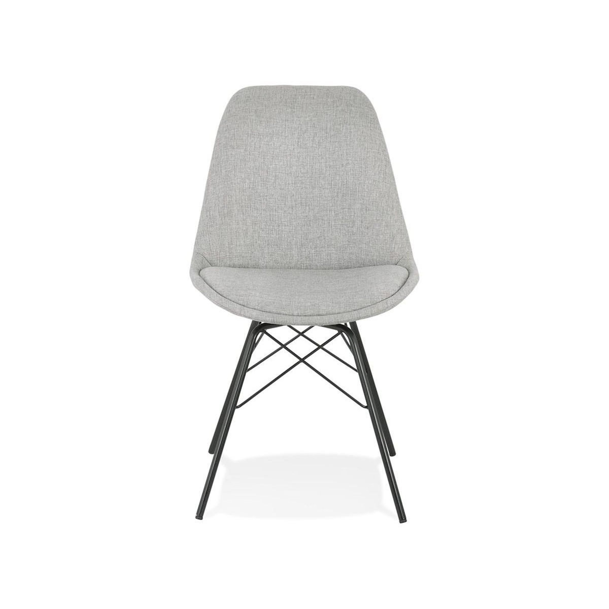 Paris Prix Chaise Design  Aliba  83cm Gris & Noir