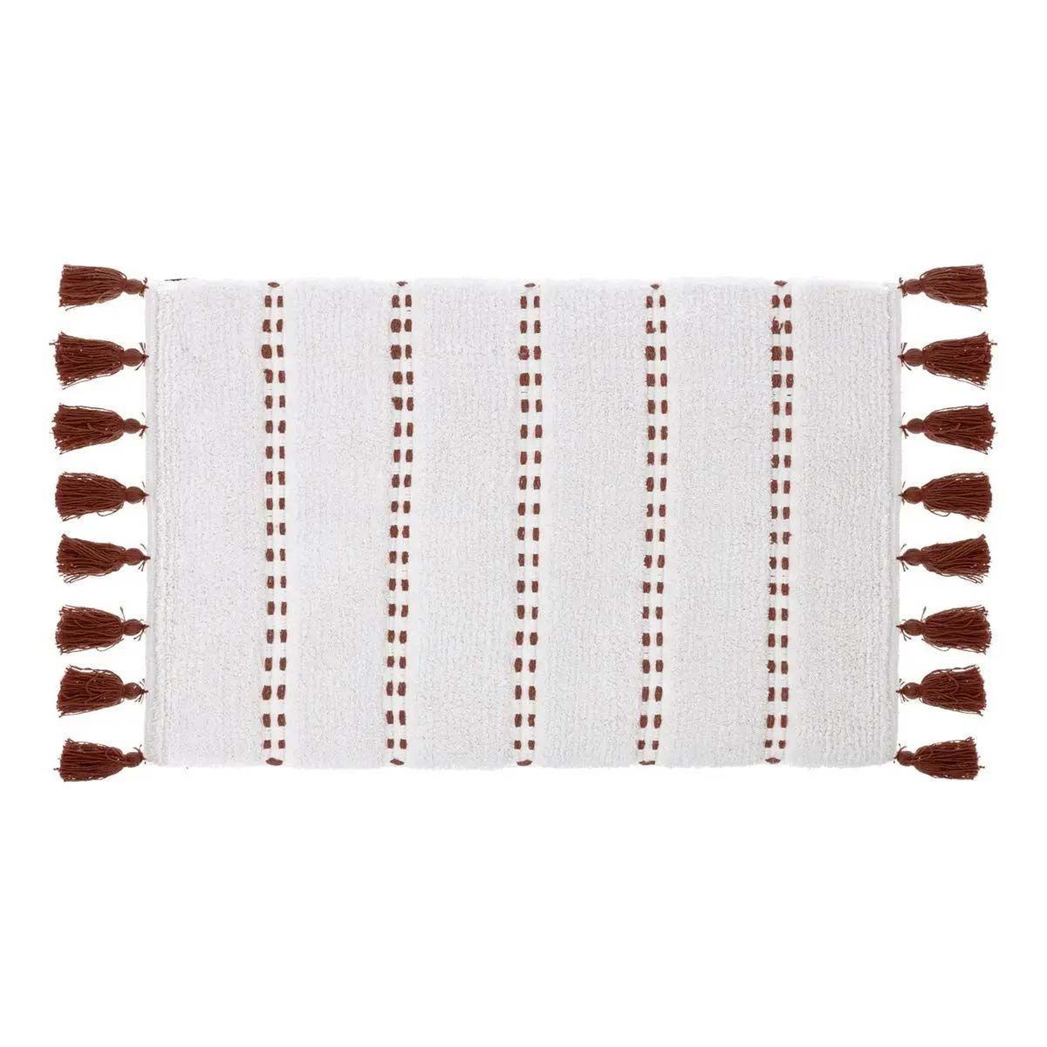 FIVE Tapis déco de salle de bains  solar  50x75cm terracotta
