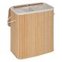 Voir la diapositive 2 : ATMOSPHERA Panier à linge de tri rectangle 100L en bambou