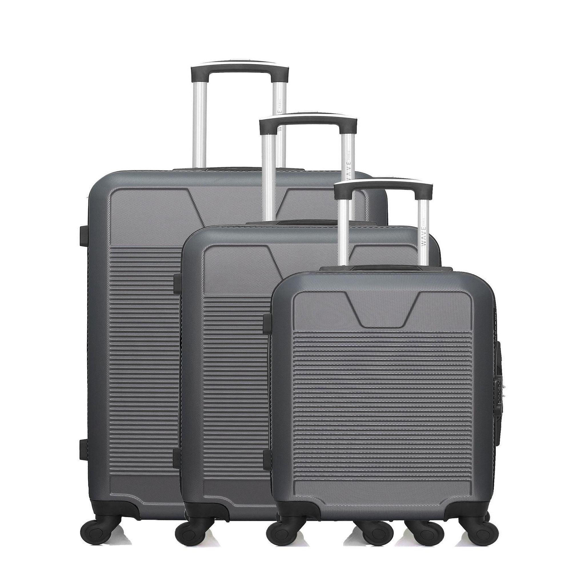 WAVE PARIS Set de 3 valises rigides selenga