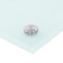 Voir la diapositive 6 : VIDAXL Dosserets de cuisine 2 pcs blanc 80x40 cm verre trempé