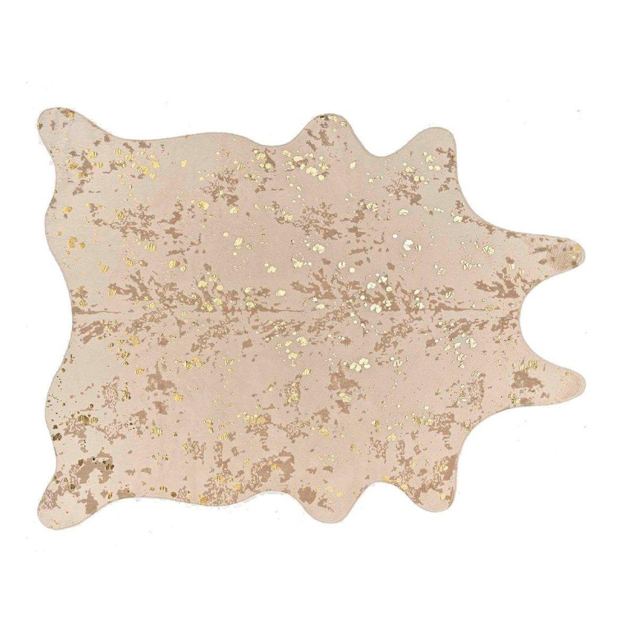 Voir la diapositive 1 : Douceur d'Intérieur Tapis imitation fourrure  western  150x198cm or
