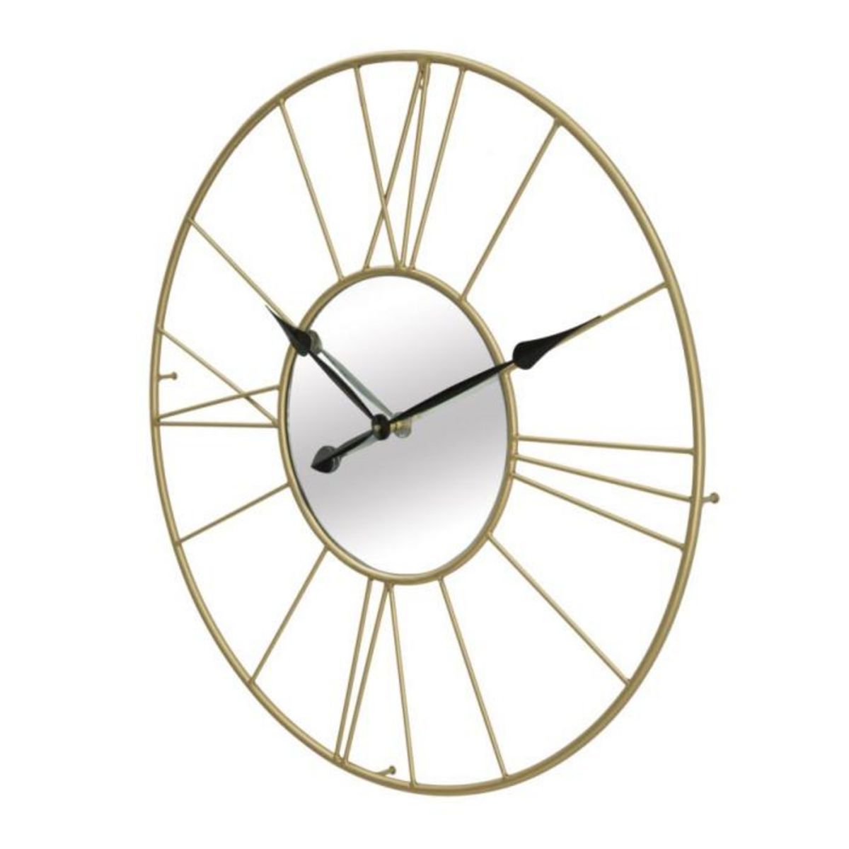 Paris Prix Horloge Murale Avec Miroir  Glam Stick  80cm Or