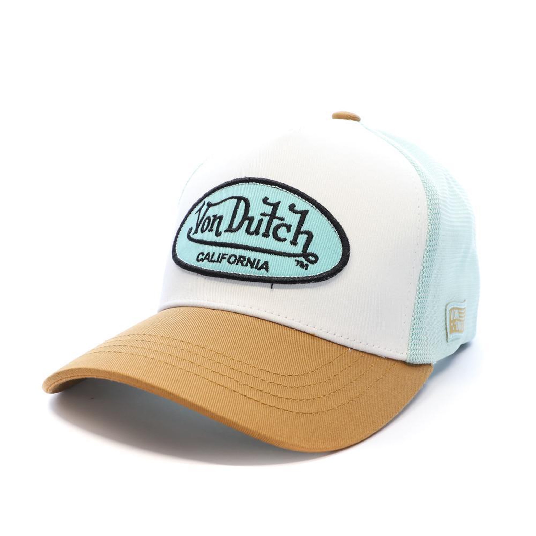 Voir la diapositive 1 : VON DUTCH Casquette Bleu/Blanc/Camel Homme Von Dutch Ahig