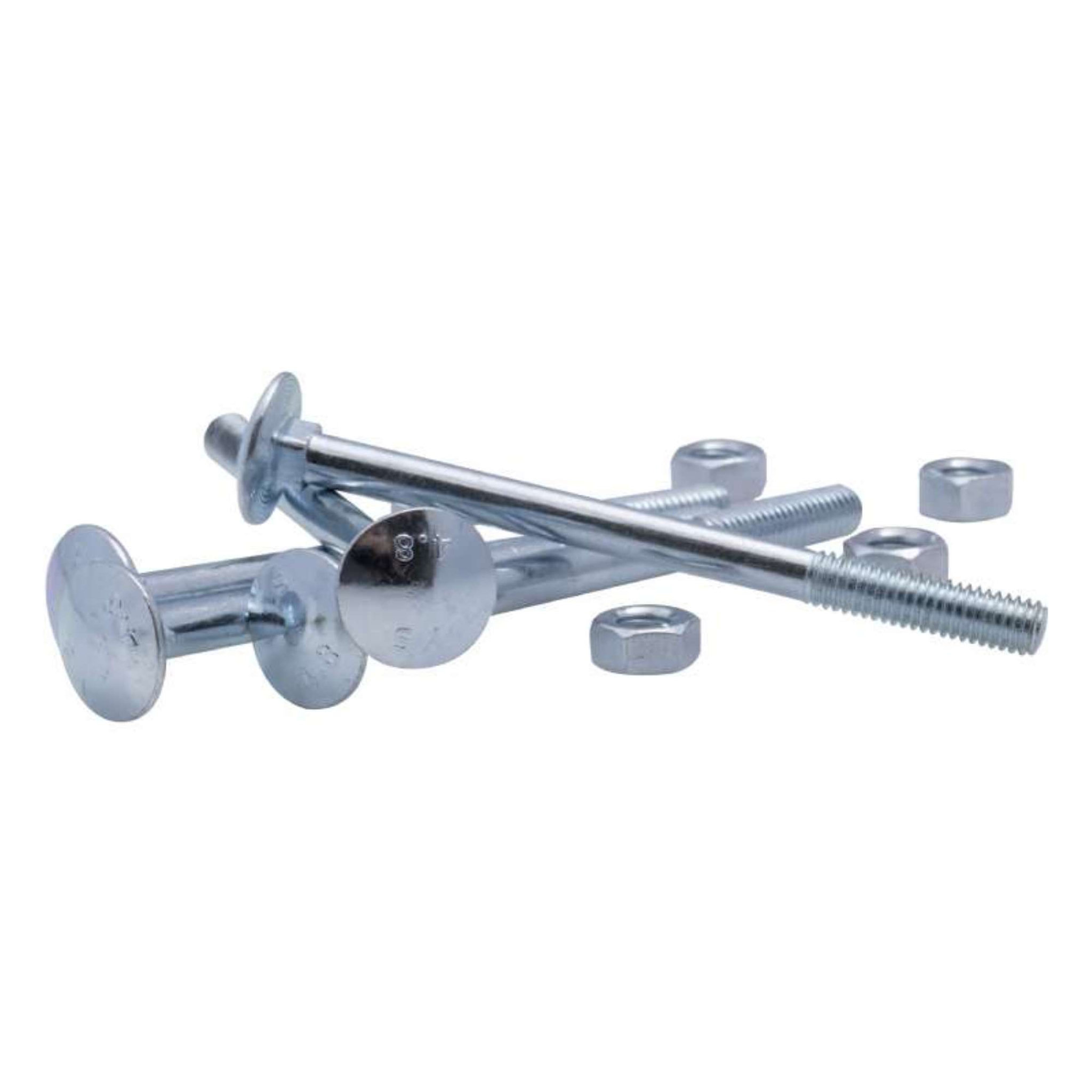 Voir la diapositive 4 :  Boulon zingué TRCC Vissal Ø8x50mm  lot de 4 boulons