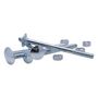 Voir la diapositive 4 :  Boulon zingué TRCC Vissal Ø8x50mm  lot de 4 boulons